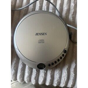 Jensen Compact Disc CD Player Model CD-36 Silver.. No Headphones! Tested Works